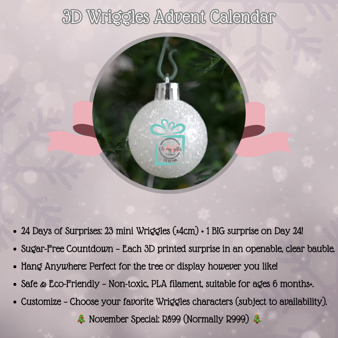 3D Wriggles Advent Calendar