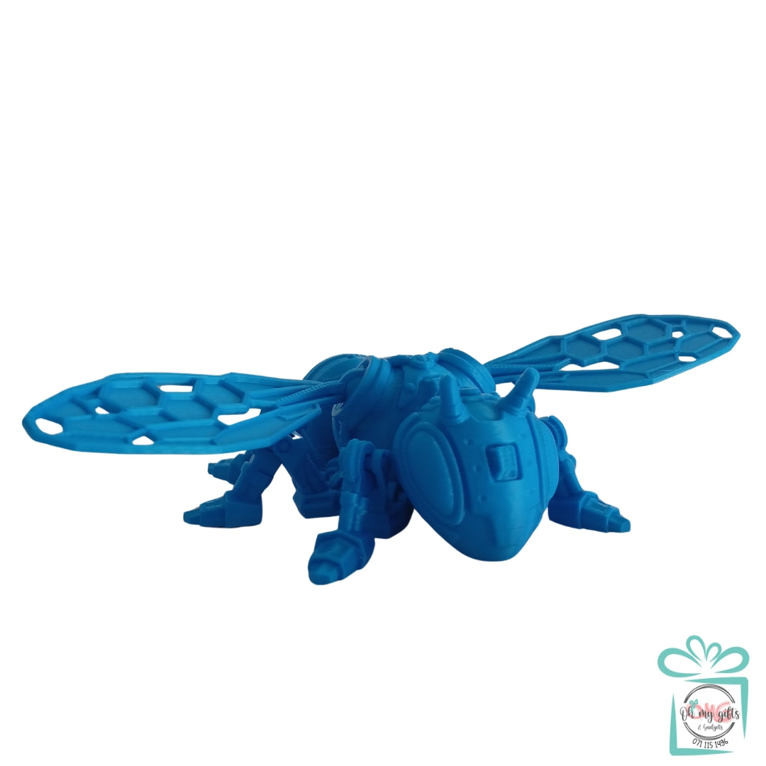 3D Printed Blue Bee