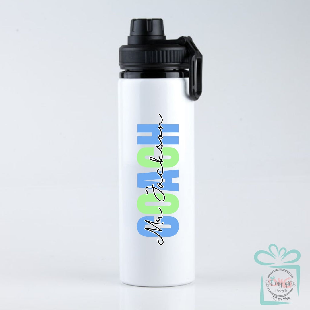 Stainless Steel Water Bottle - COACH (Personalized)
