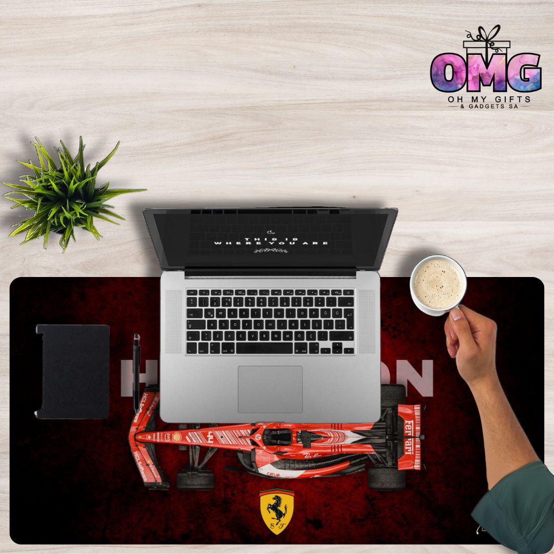 Lewis Hamilton Ferrari Desk Pad