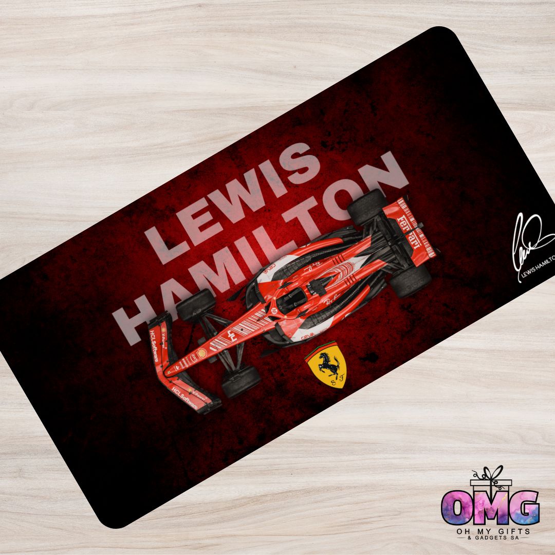 Lewis Hamilton Ferrari Desk Pad