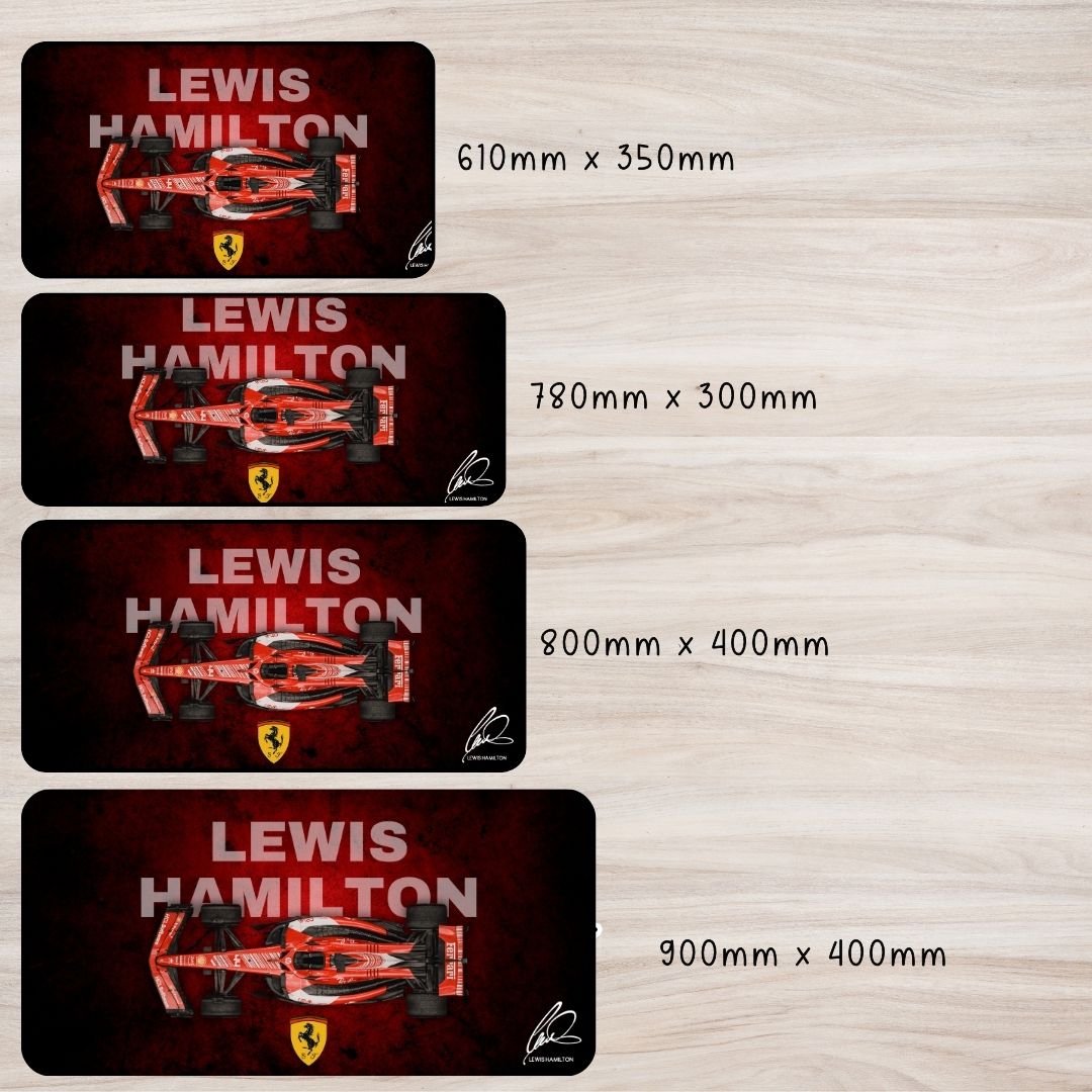 Lewis Hamilton Ferrari Desk Pad