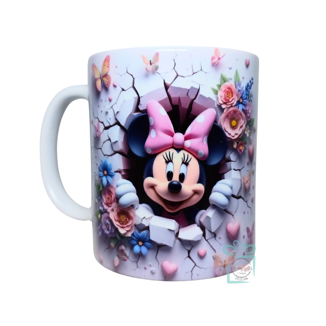 Minnie Mouse Broken Wall Mug