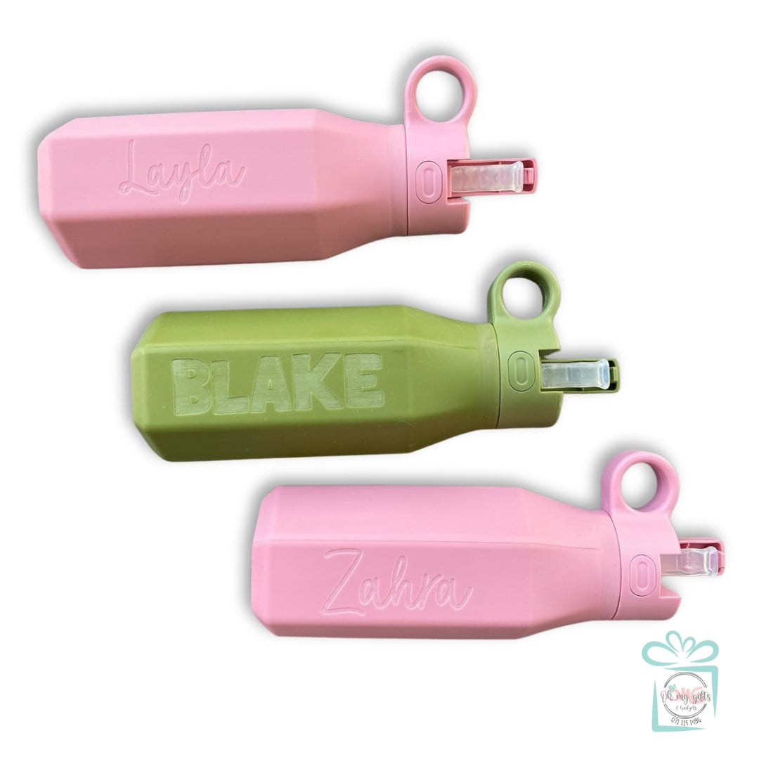 Personalized Silicone Water Bottle