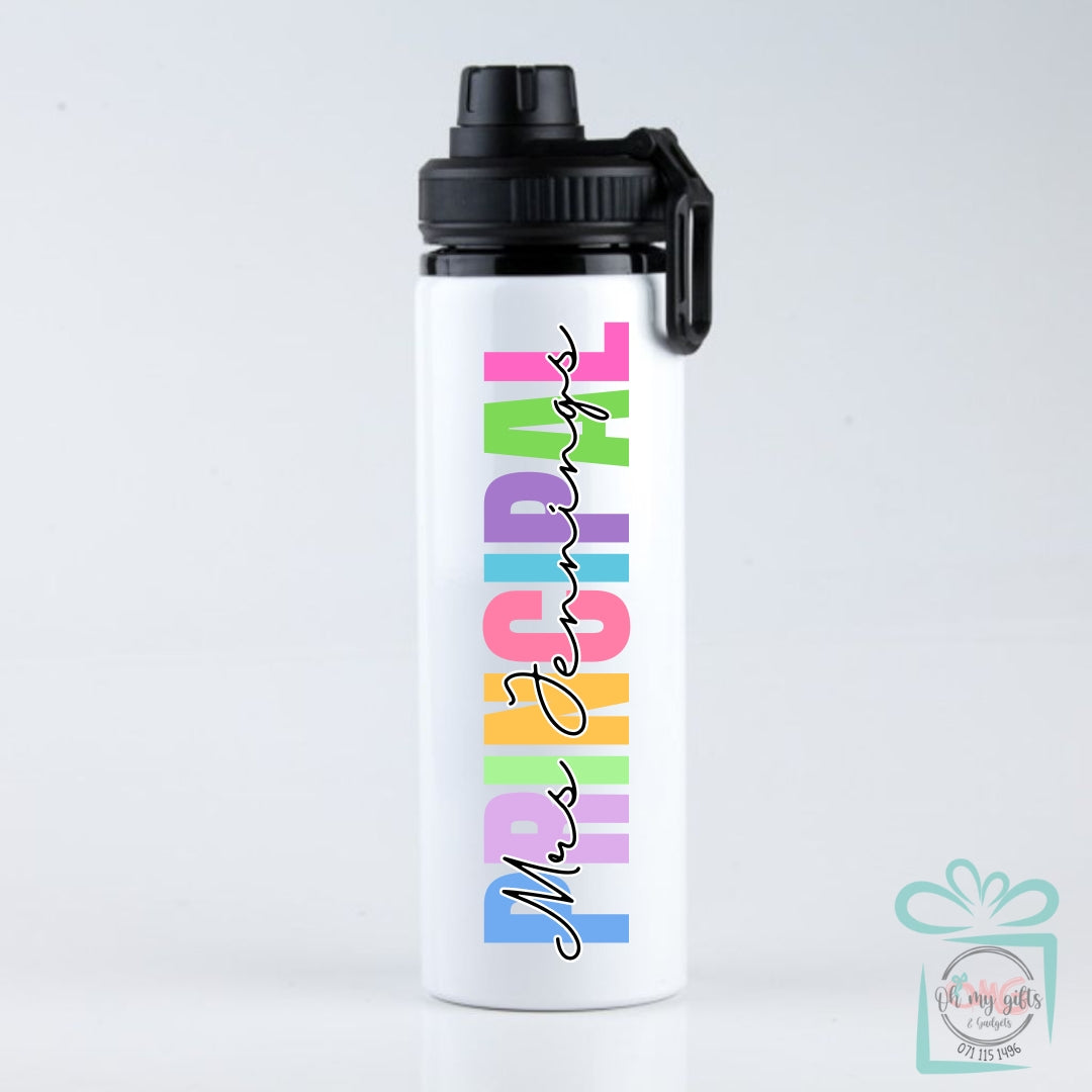 Stainless Steel Water Bottle - PRINCIPAL (Personalized)