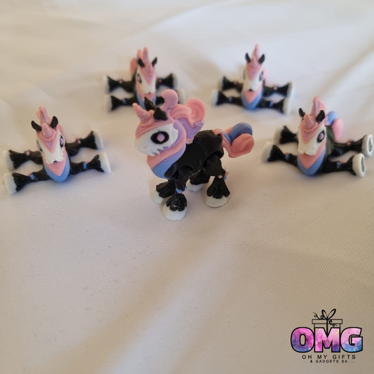 3D Printed Wriggle - Dark Unicorn