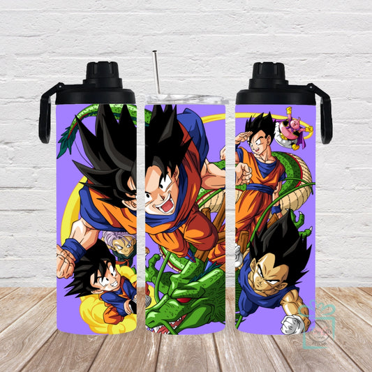 Stainless Steel Water Bottle or Skinny Tumbler - Dragon Ball Z